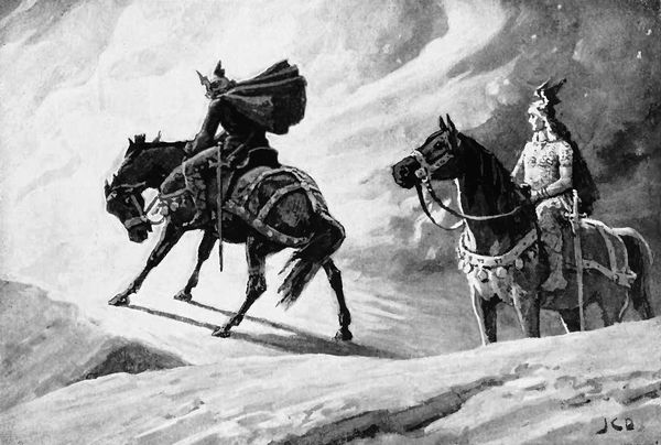 Fil:Sigurd og Gunnar ved ilden.jpg