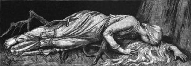 Idun ved asken Yggdrasil